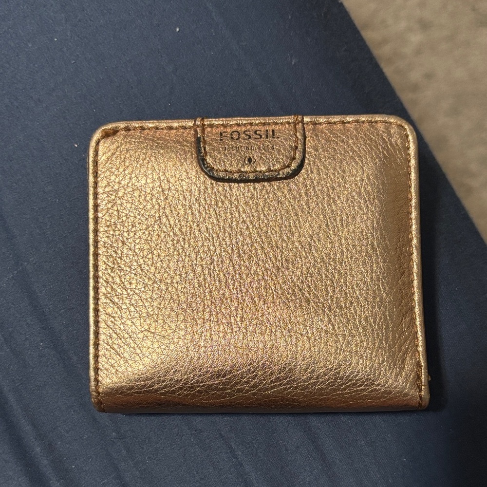 Fossil Metallic Gold Wallet
